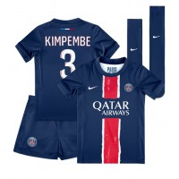 Paris Saint-Germain Presnel Kimpembe #3 Hemmatröja Barn 2024-25 Kortärmad (+ Korta byxor)